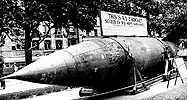 V-2 was displayed at the war's end in Washington, D.C